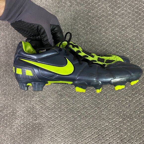 Nike T90 Strike III FG Soccer Cleats Men's 9 Total 90 Total90 385403-470 Laser - Picture 4 of 11